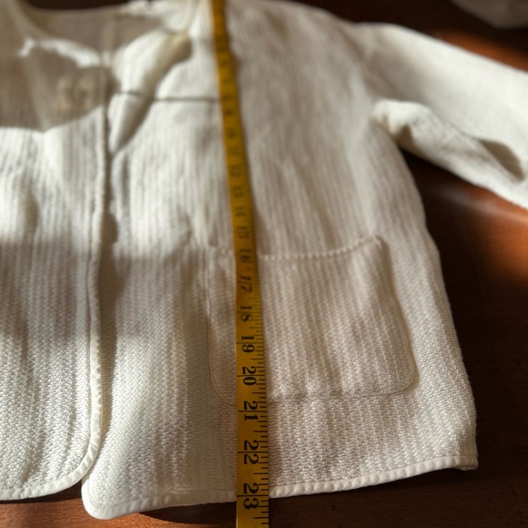 Eileen Fisher, the Fisher Project SZ Med linen cotton blend short sleeve jacket. - Picture 14 of 15